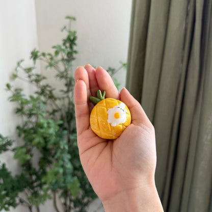 Pineapple Bun & Egg Spinner | Keychain | Phone Charms | Bookmark