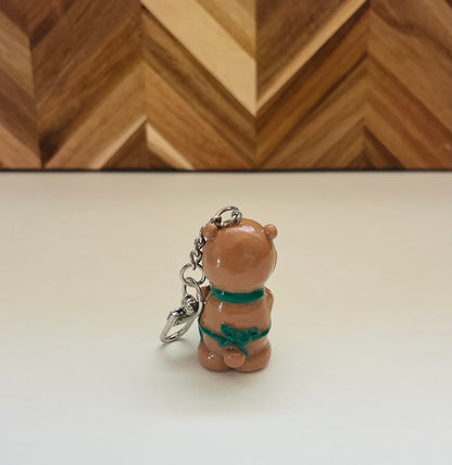 Barista Bear Keychain