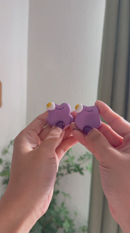 Ditto Inspired Ube | Lavender Blob Worry Stones